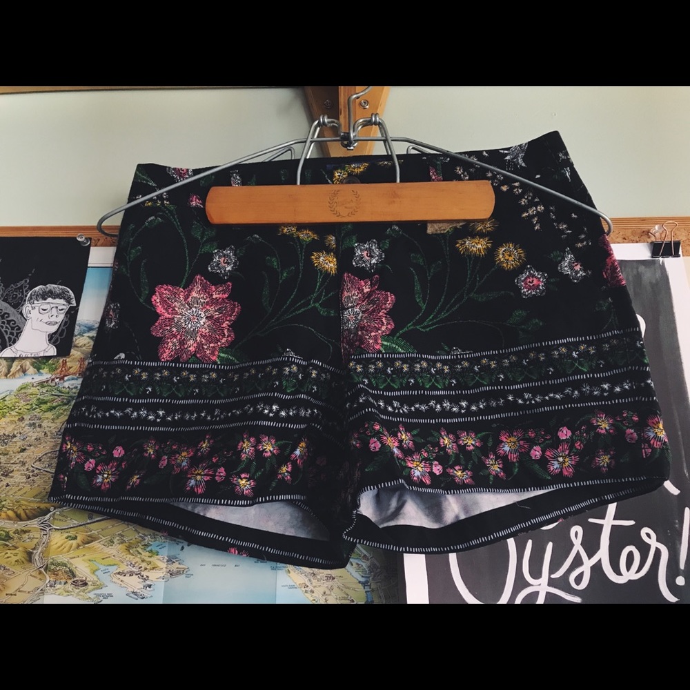 Funky patterned shorts